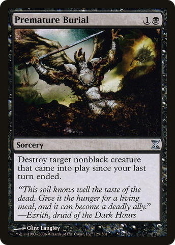 Premature Burial [Time Spiral]