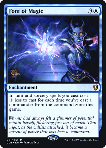 Font of Magic [Commander Legends: Battle for Baldur's Gate Prerelease Promos]