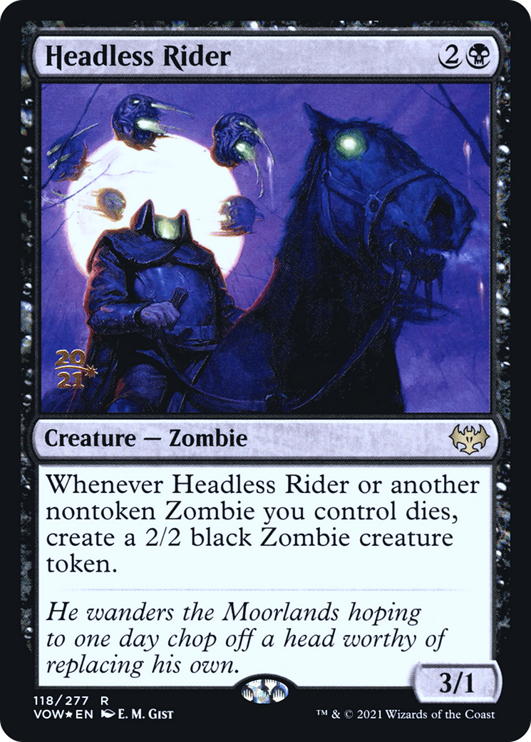 Headless Rider [Innistrad: Crimson Vow Prerelease Promos]