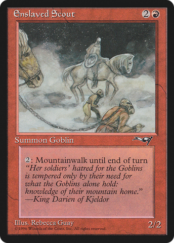 Enslaved Scout (Crouching) [Alliances]