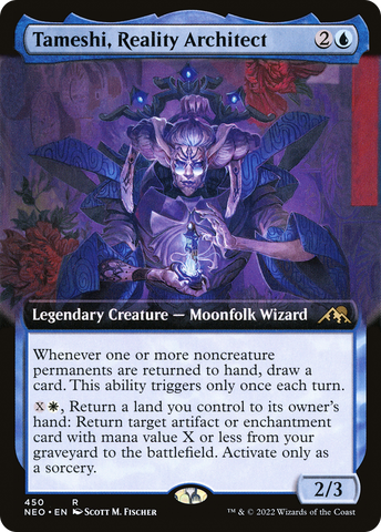 Tameshi, Reality Architect (Extended Art) [Kamigawa: Neon Dynasty]