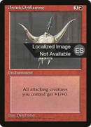 Orcish Oriflamme [Fourth Edition Foreign Black Border]