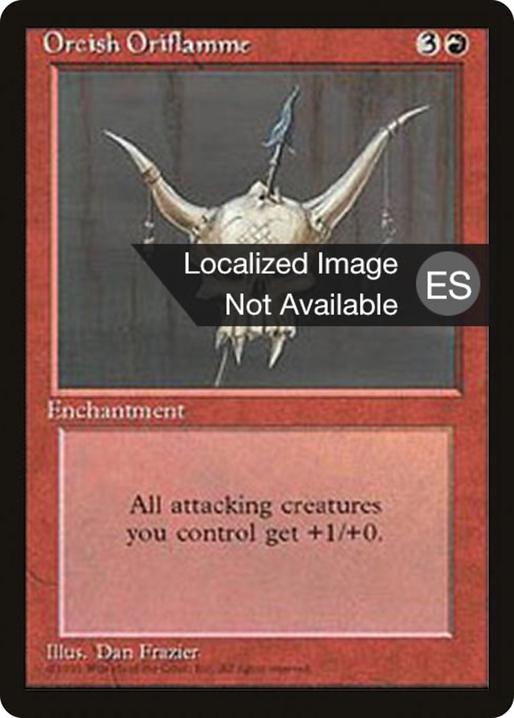 Orcish Oriflamme [Fourth Edition Foreign Black Border]