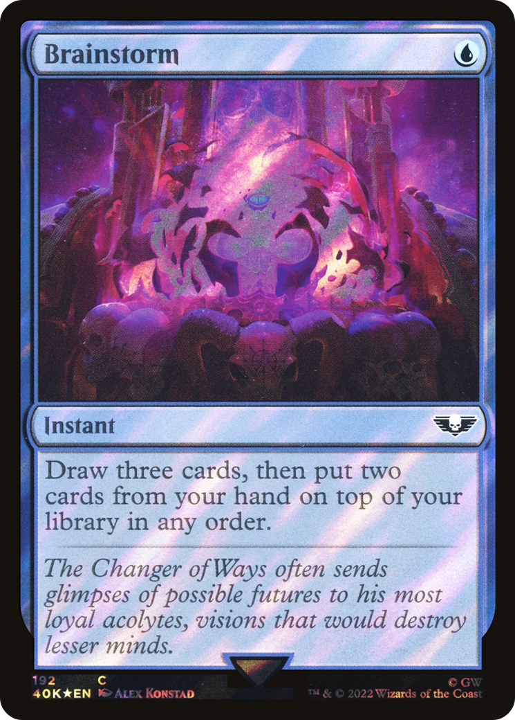 Brainstorm (Surge Foil) [Universes Beyond: Warhammer 40,000]