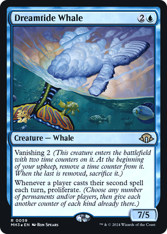 Dreamtide Whale [Modern Horizons 3 Prerelease Promos]