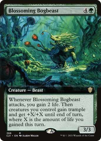 Blossoming Bogbeast (Extended) [Commander 2021]