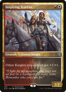 Inspiring Veteran (Promo Pack) [Throne of Eldraine Promos]