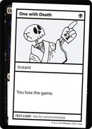 One with Death (2021 Edition) [Mystery Booster Playtest Cards]