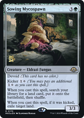 Sowing Mycospawn [Modern Horizons 3 Prerelease Promos]