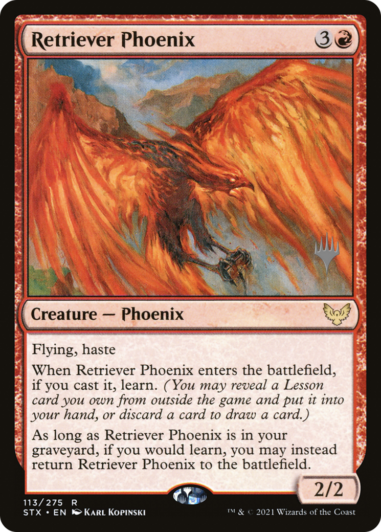 Retriever Phoenix (Promo Pack) [Strixhaven: School of Mages Promos]
