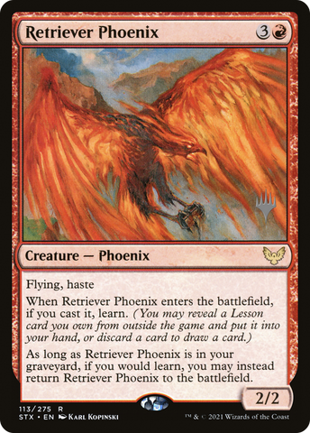 Retriever Phoenix (Promo Pack) [Strixhaven: School of Mages Promos]