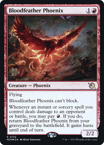 Bloodfeather Phoenix [March of the Machine Prerelease Promos]