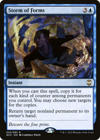 Storm of Forms (Promo Pack) [Streets of New Capenna Commander Promos]