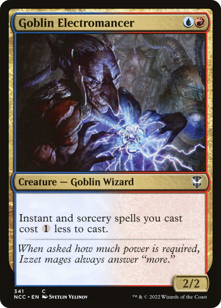 Goblin Electromancer [Streets of New Capenna Commander]