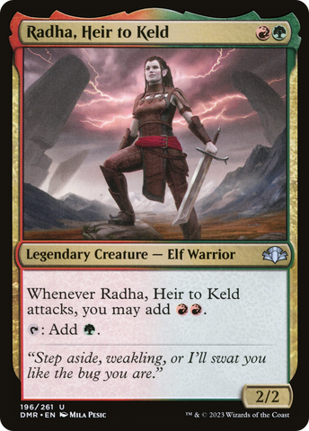 Radha, Heir to Keld [Dominaria Remastered]