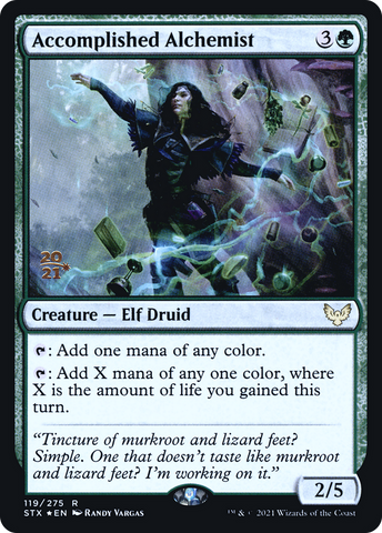 Accomplished Alchemist [Strixhaven: School of Mages Prerelease Promos]