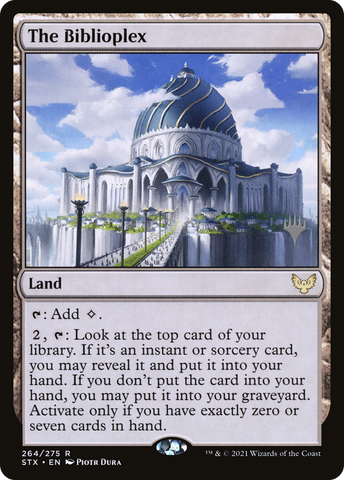The Biblioplex (Promo Pack) [Strixhaven: School of Mages Promos]