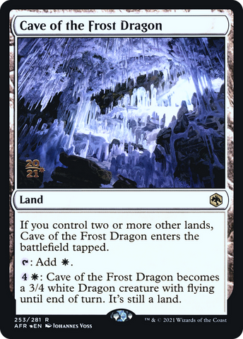 Cave of the Frost Dragon [Dungeons & Dragons: Adventures in the Forgotten Realms Prerelease Promos]
