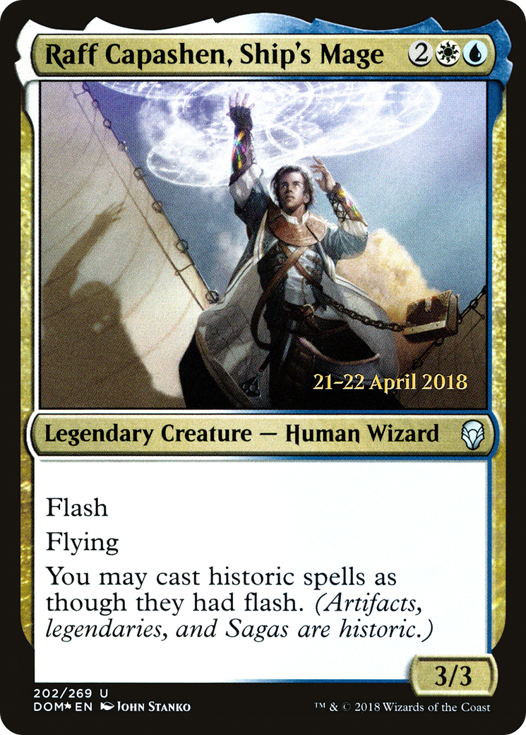 Raff Capashen, Ship's Mage  [Dominaria Prerelease Promos]
