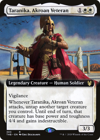 Taranika, Akroan Veteran (Extended Art) [Theros Beyond Death]