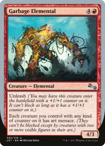Garbage Elemental (4/3 Creature) [Unstable]