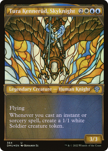 Tura Kennerud, Skyknight (Showcase Textured) [Dominaria United]