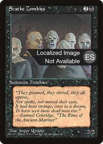 Scathe Zombies [Fourth Edition Foreign Black Border]
