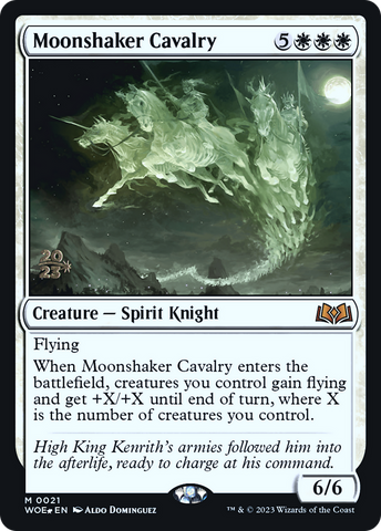 Moonshaker Cavalry [Wilds of Eldraine Prerelease Promos]