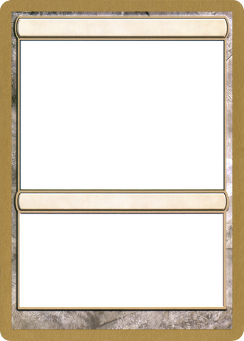 2003 World Championship Blank Card [World Championship Decks 2003]