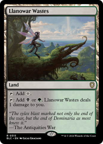 Llanowar Wastes [Bloomburrow Commander]