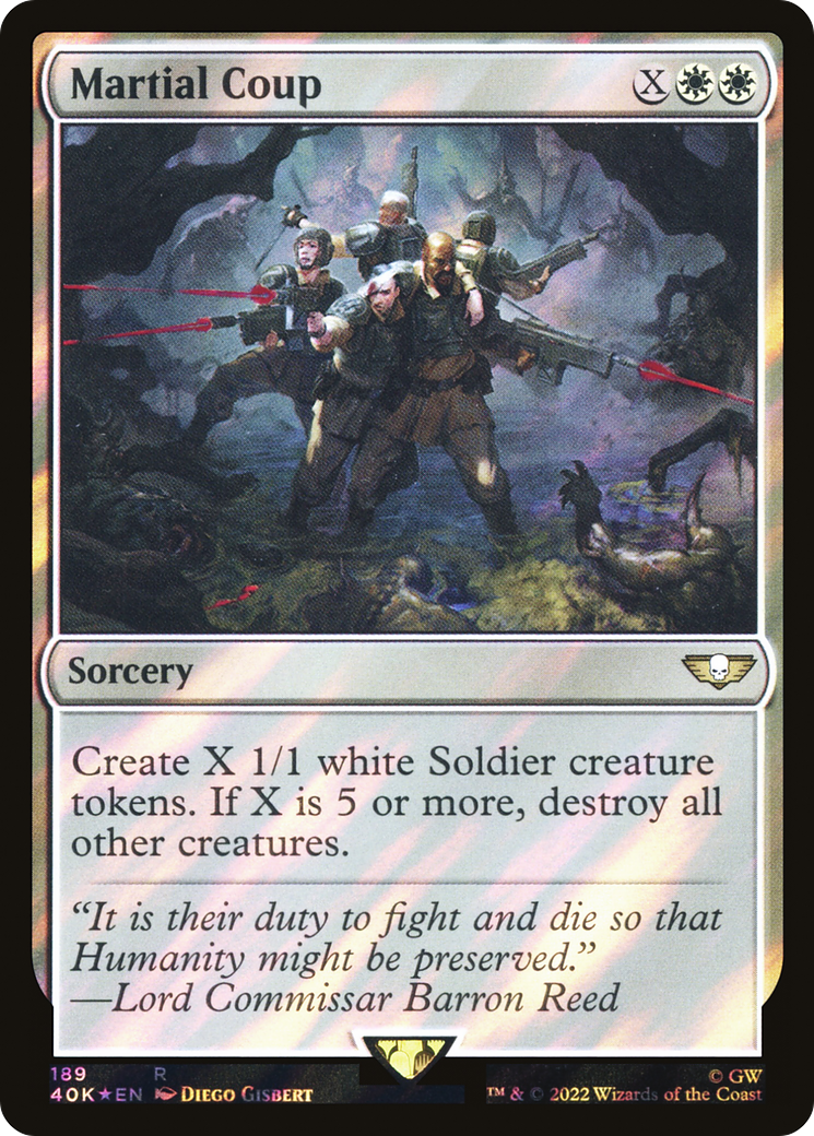 Martial Coup (Surge Foil) [Universes Beyond: Warhammer 40,000]