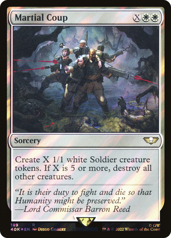 Martial Coup (Surge Foil) [Universes Beyond: Warhammer 40,000]