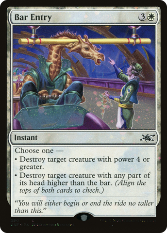 Bar Entry (Galaxy Foil) [Unfinity]