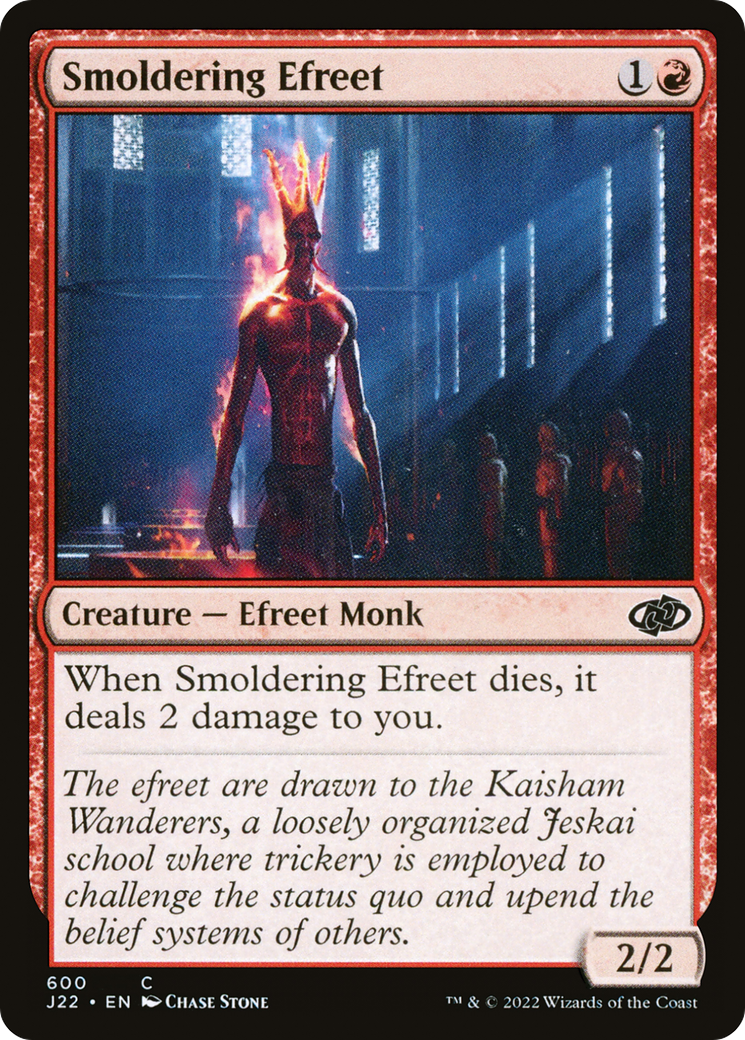 Smoldering Efreet [Jumpstart 2022]