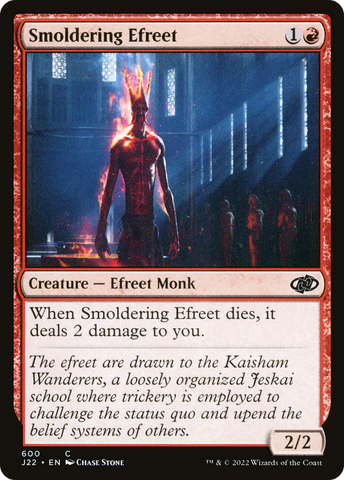 Smoldering Efreet [Jumpstart 2022]