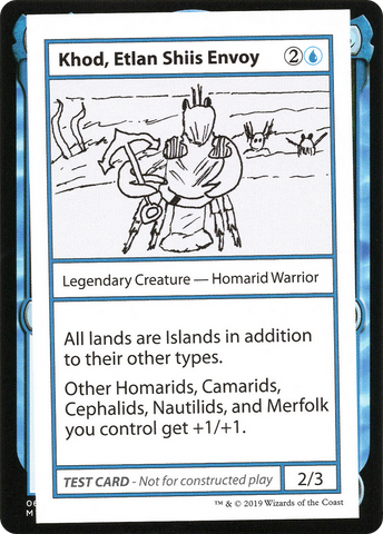 Khod, Etlan Shiis Envoy (2021 Edition) [Mystery Booster Playtest Cards]