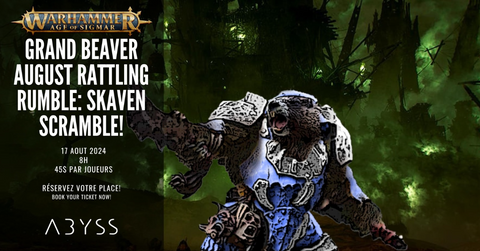 Grand Beaver August Ratling Rumble: Skaven Scramble! - 2024-08-17 ticket