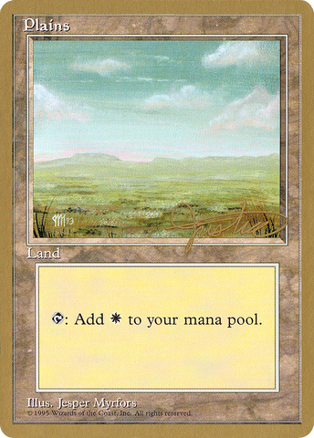 Plains (mj366) (Mark Justice) [Pro Tour Collector Set]