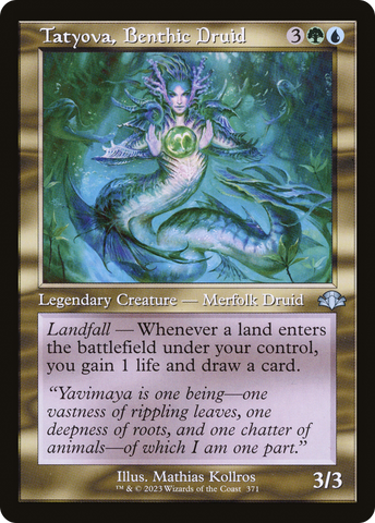 Tatyova, Benthic Druid (Retro) [Dominaria Remastered]