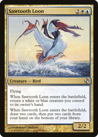 Sawtooth Loon [Duel Decks: Venser vs. Koth]