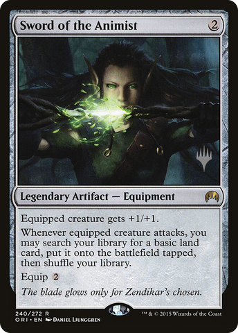 Sword of the Animist [Magic Origins Promos]