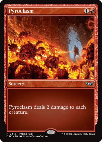 Pyroclasm (Promo Pack) [Duskmourn: House of Horror Promos]