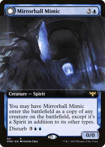 Mirrorhall Mimic // Ghastly Mimicry (Extended) [Innistrad: Crimson Vow]
