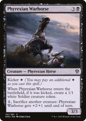 Phyrexian Warhorse [Dominaria United]