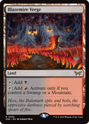 Blazemire Verge (Promo Pack) [Duskmourn: House of Horror Promos]