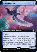 Aven Courier (Extended Art) [Streets of New Capenna Commander]