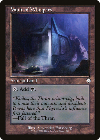 Vault of Whispers (Retro) [The Brothers' War Commander]