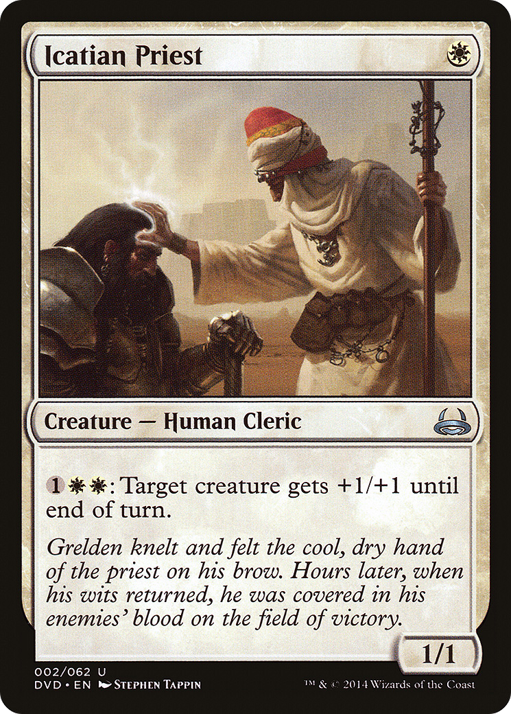 Icatian Priest (Divine vs. Demonic) [Duel Decks Anthology]