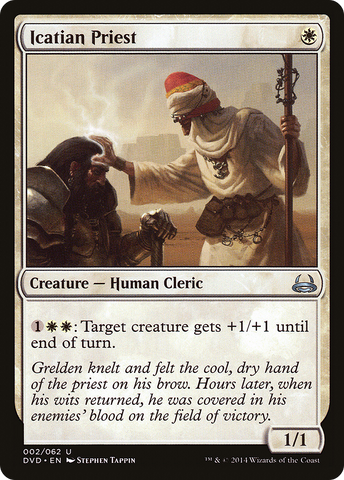 Icatian Priest (Divine vs. Demonic) [Duel Decks Anthology]