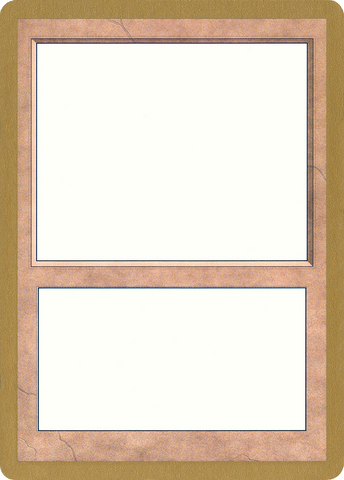 1999 World Championship Blank Card [World Championship Decks 1999]